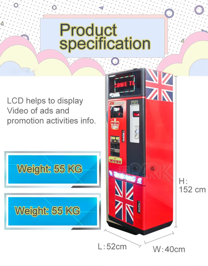 Coin Exchange Machine 4 Coin Exchange Machine 4