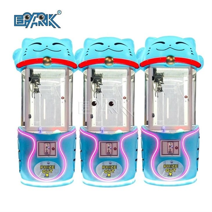 Cute Cat Coin Operated Plush Toy Vending Machine