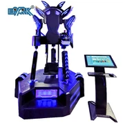 9D Virtual Motion Platform Flight Simulator